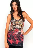 t shirt ed hardy 2012 style women tiger logo,t shirt ed hardy homme